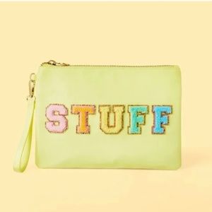 Stoney Clover Lane & Target yellow “stuff” patch pouch